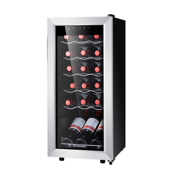 Kalamera Freestanding Beverage Refrigerator with Wine Storage Wayfair